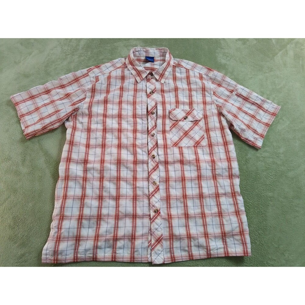 Propper XL Plaid Tactical Concealed Carry Shirt Red White Check Hidden Magnetic